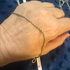 Elegant Gold-Tone Necklace says 925